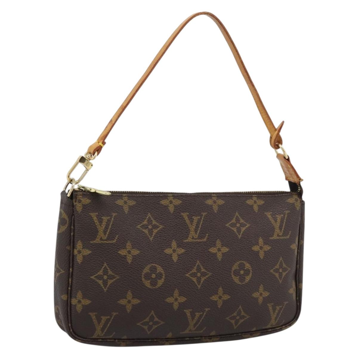 LOUIS VUITTON Monogram Pochette Accessoires Pouch M51980 LV Auth 196244