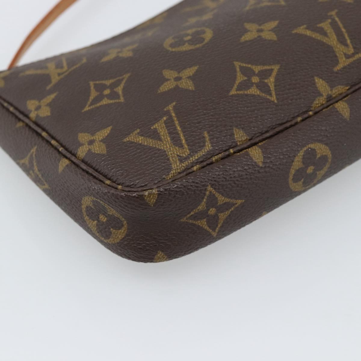 LOUIS VUITTON Monogram Pochette Accessoires Pouch M51980 LV Auth 196244