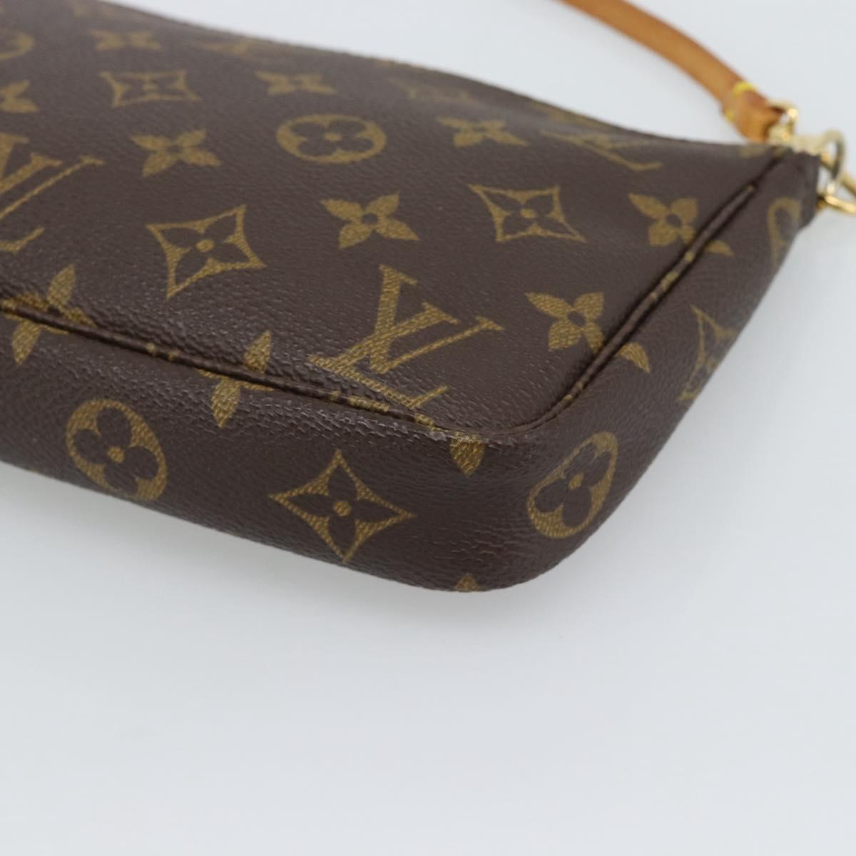 LOUIS VUITTON Monogram Pochette Accessoires Pouch M51980 LV Auth 196244
