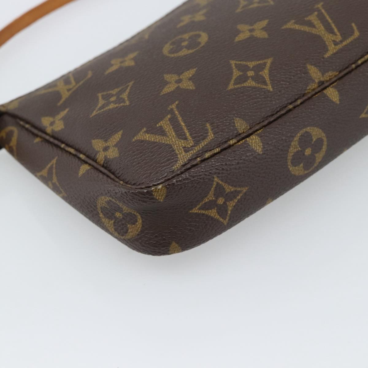 LOUIS VUITTON Monogram Pochette Accessoires Pouch M51980 LV Auth 196244