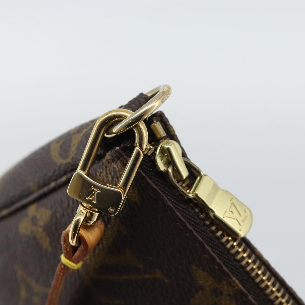 LOUIS VUITTON Monogram Pochette Accessoires Pouch M51980 LV Auth 196244