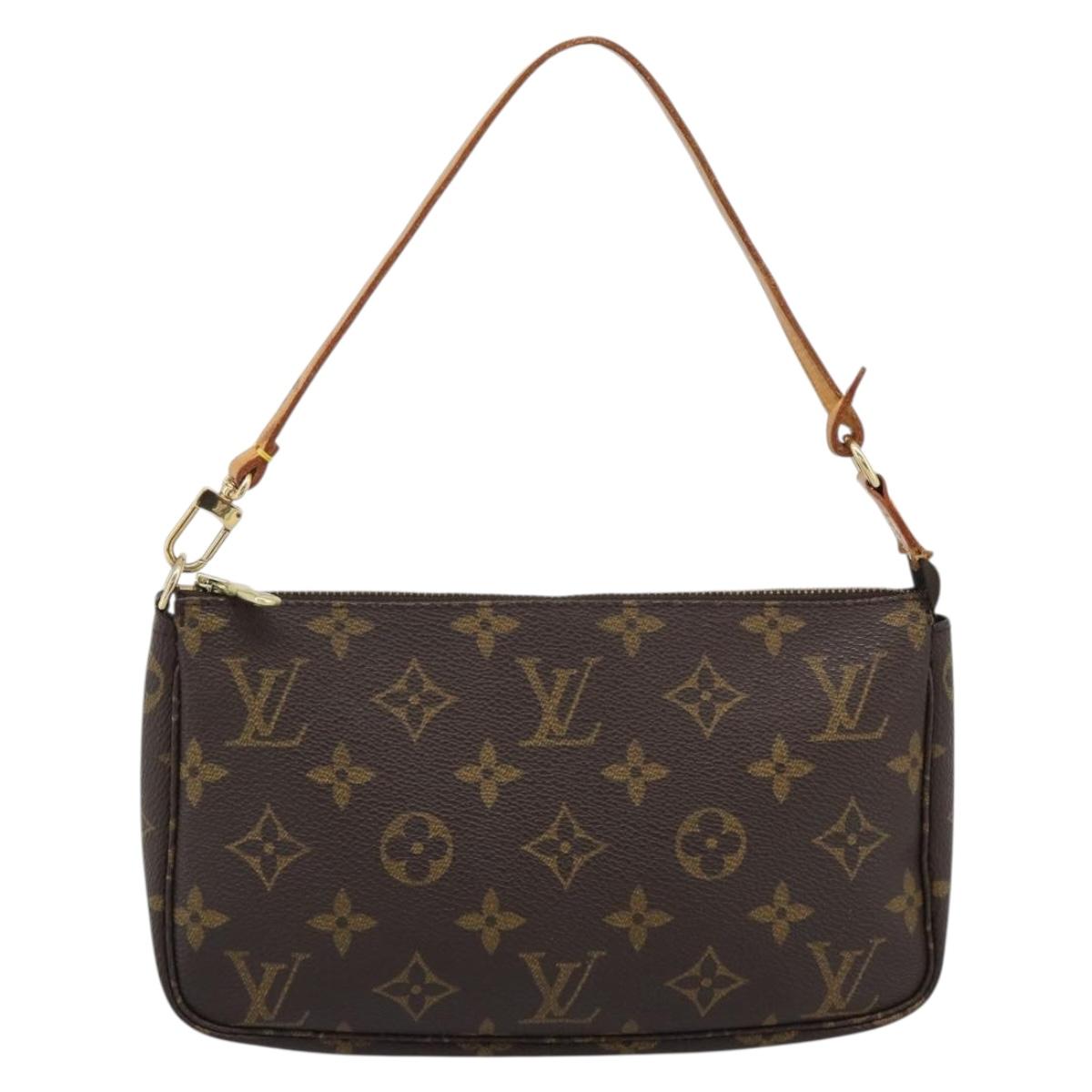 LOUIS VUITTON Monogram Pochette Accessoires Pouch M51980 LV Auth 196244