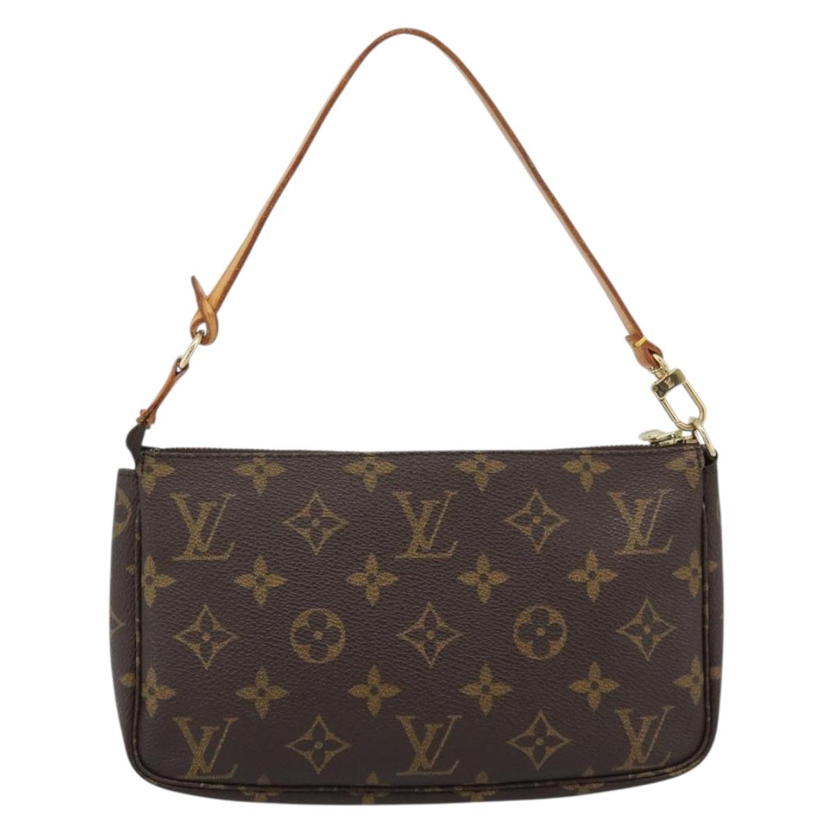 LOUIS VUITTON Monogram Pochette Accessoires Pouch M51980 LV Auth 196244