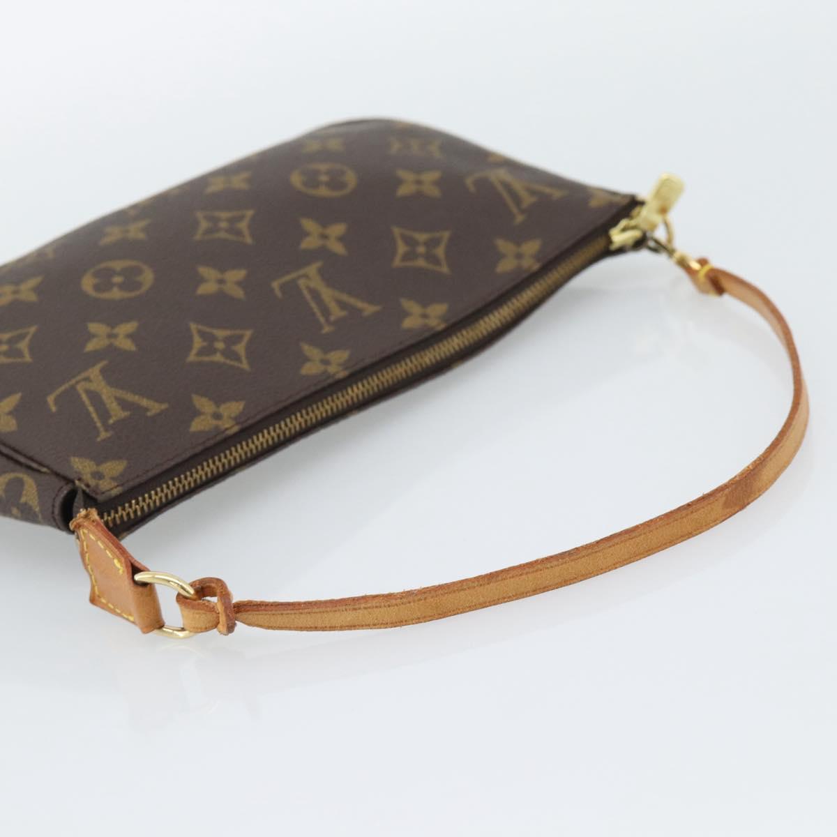 LOUIS VUITTON Monogram Pochette Accessoires Pouch M51980 LV Auth 196244
