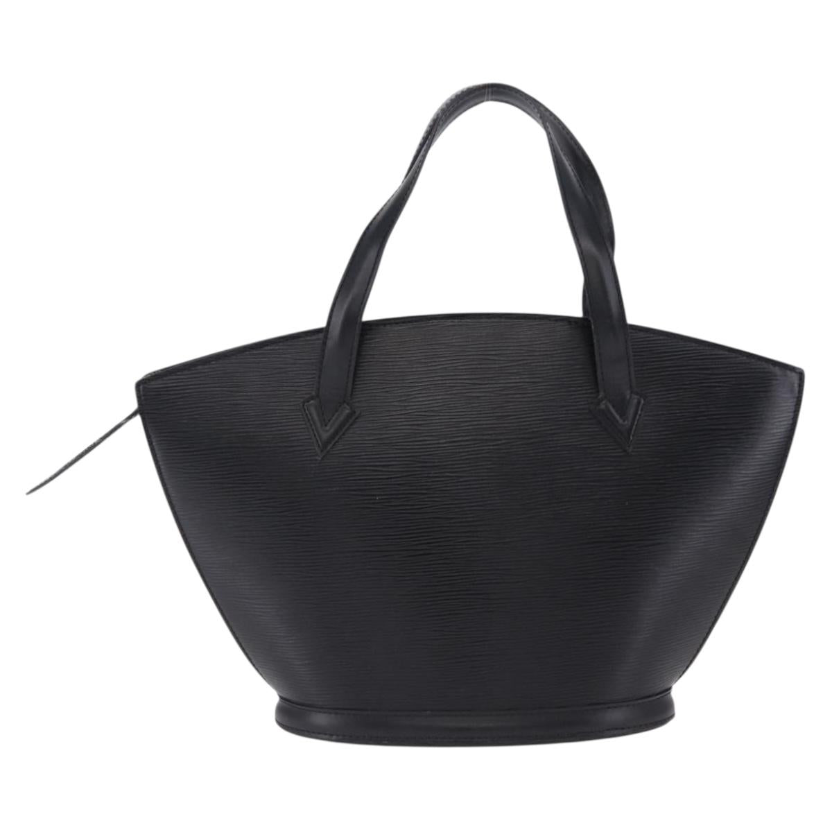 LOUIS VUITTON Epi Saint Jacques Shopping Bag Black M52272 LV Auth 196253