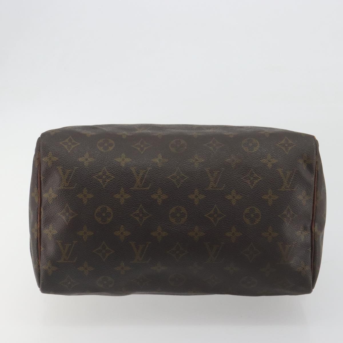 LOUIS VUITTON Monogram Speedy 30 Hand Bag M41526 LV Auth 196255