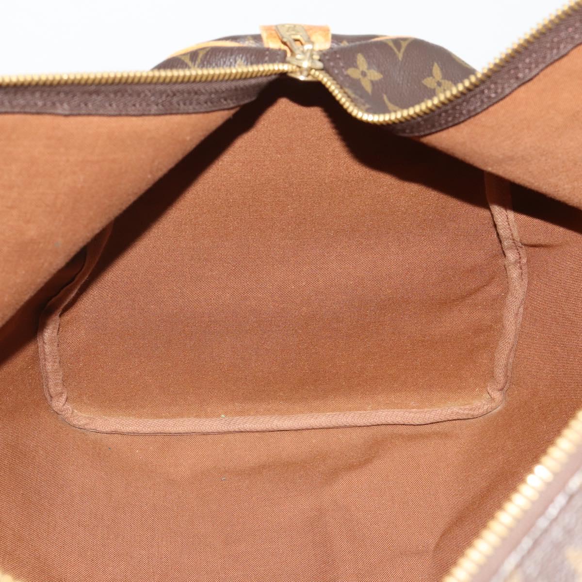 LOUIS VUITTON Monogram Keepall 55 Boston Bag M41424 LV Auth 196259