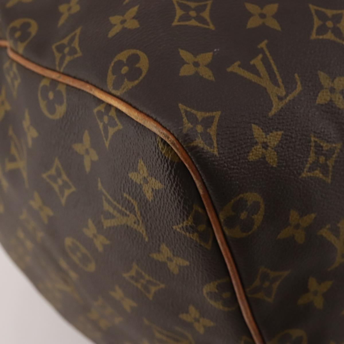LOUIS VUITTON Monogram Keepall 55 Boston Bag M41424 LV Auth 196263A
