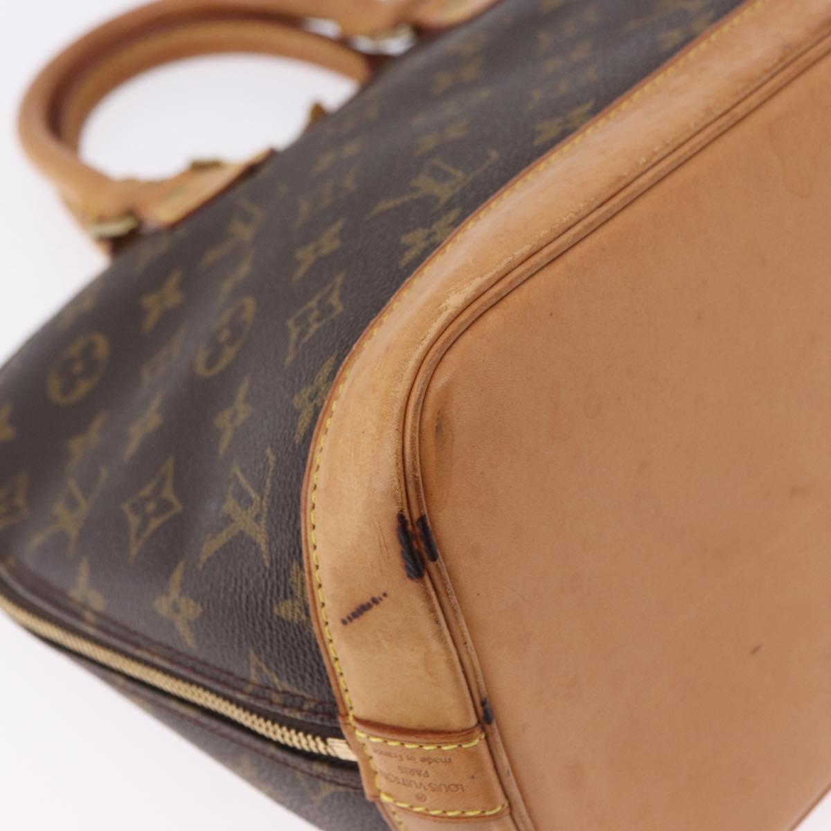 LOUIS VUITTON Monogram Alma PM Hand Bag M53151 LV Auth 196265A