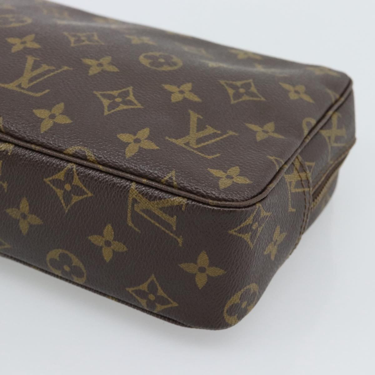 LOUIS VUITTON Monogram Trousse Toilette 23 Clutch Bag M47524 LV Auth 196267