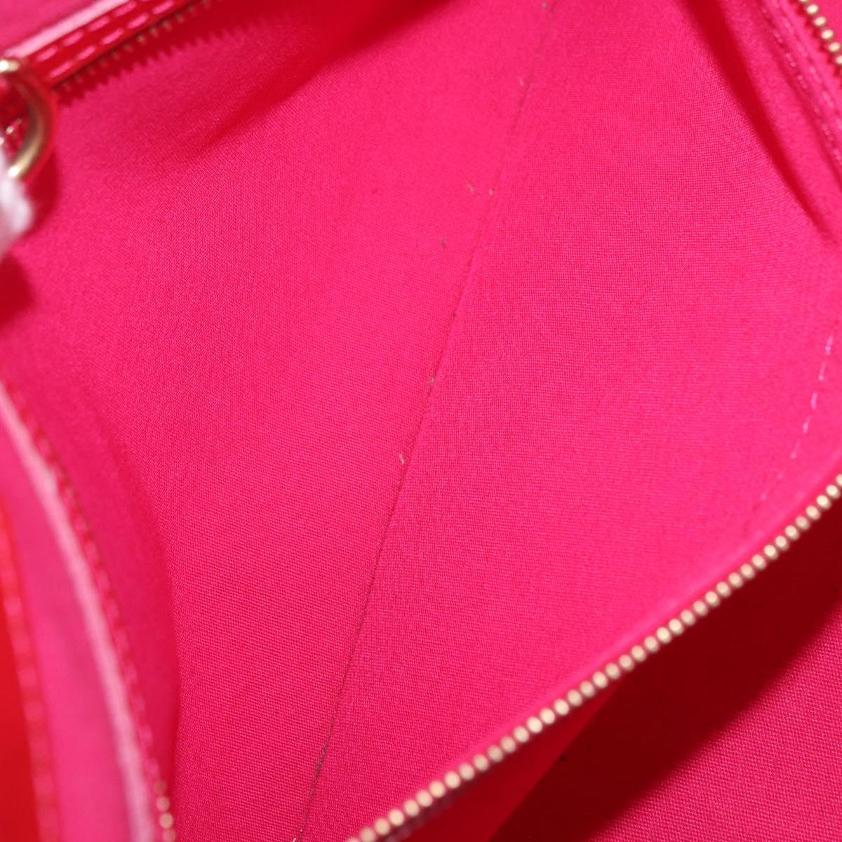 LOUIS VUITTON Monogram Vernis Wilshire PM Bag Rose Pop M93643 LV Auth 196272