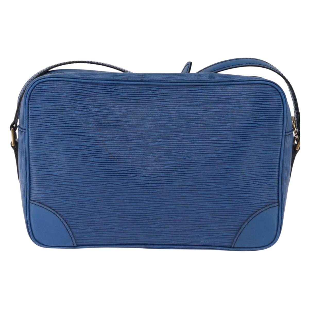 LOUIS VUITTON Epi Trocadero 27 Shoulder Bag Blue M52315 LV Auth 196274A