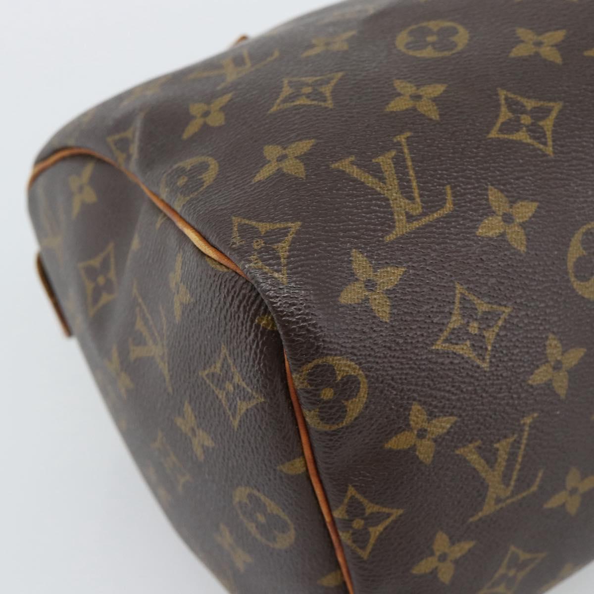 LOUIS VUITTON Monogram Speedy 25 Hand Bag M41528 LV Auth 196278A