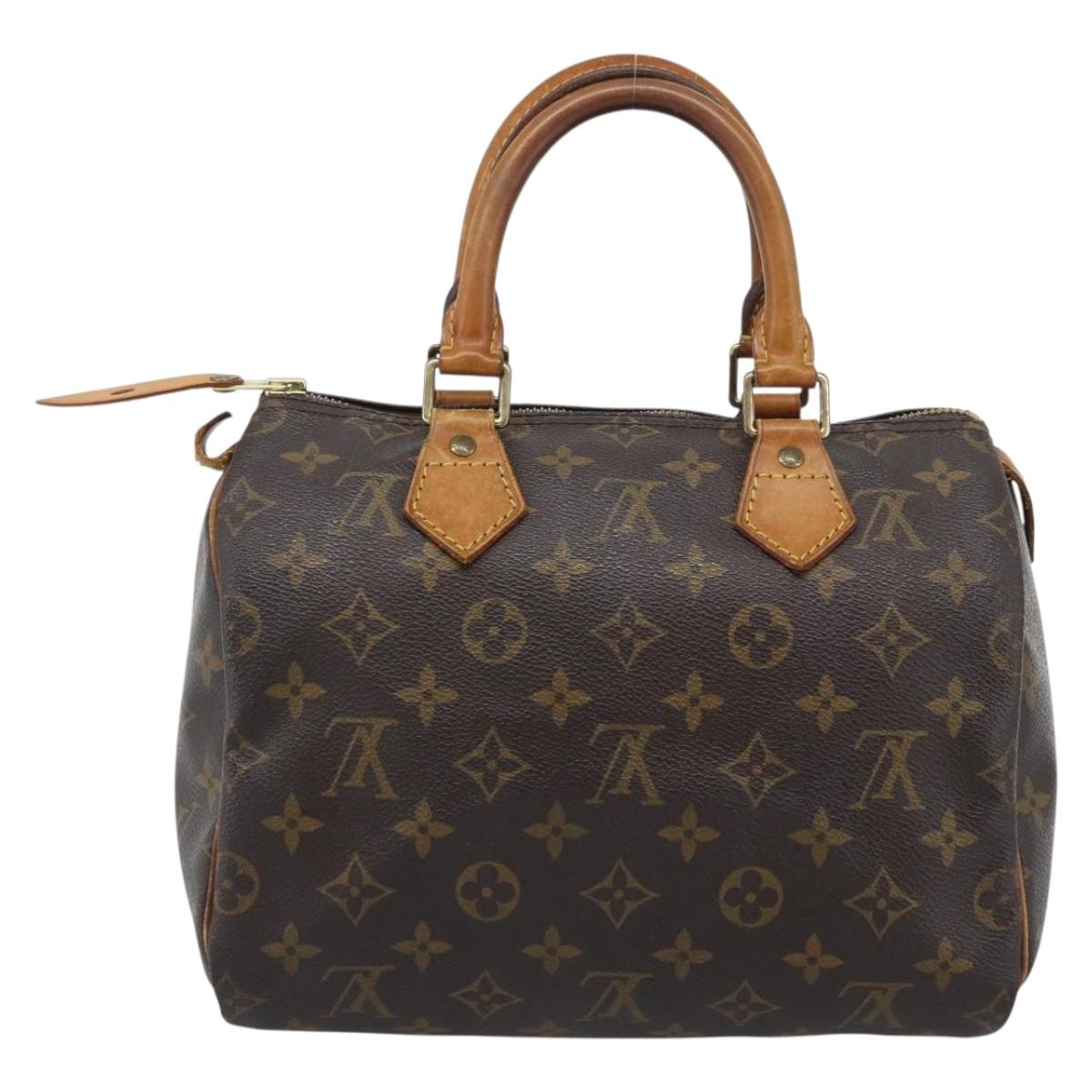 LOUIS VUITTON Monogram Speedy 25 Hand Bag M41528 LV Auth 196278A