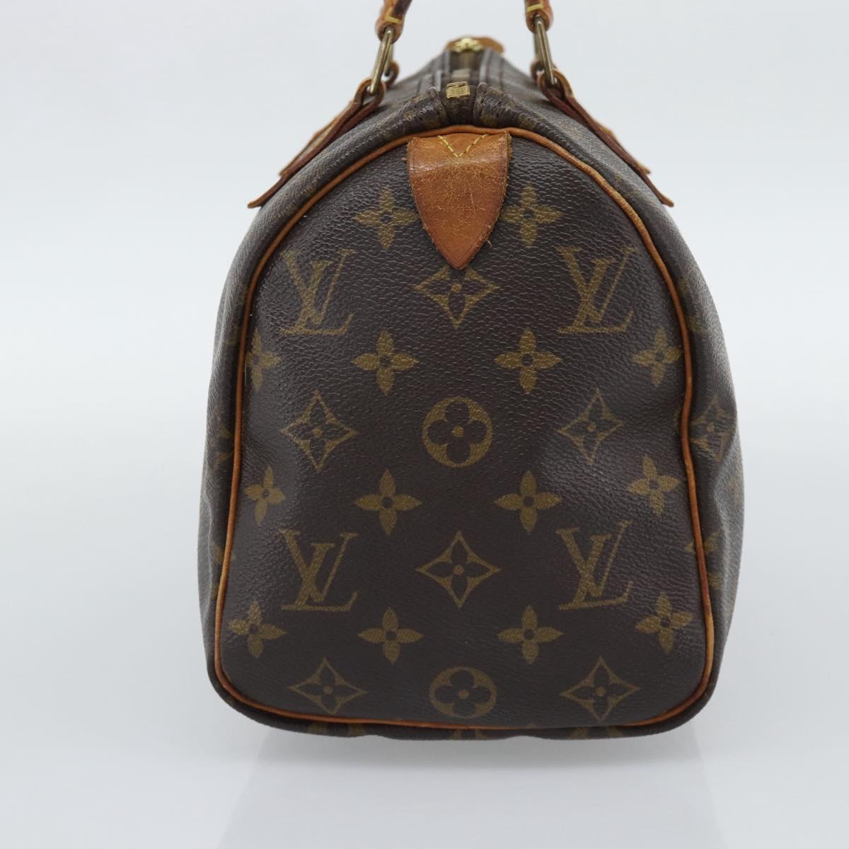LOUIS VUITTON Monogram Speedy 25 Hand Bag M41528 LV Auth 196278A