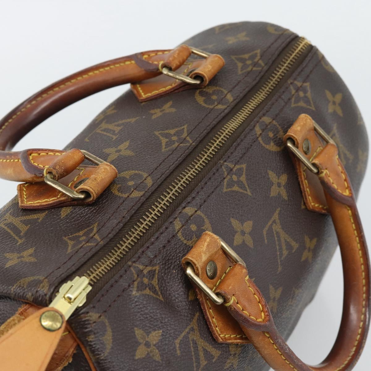 LOUIS VUITTON Monogram Speedy 25 Hand Bag M41528 LV Auth 196278A