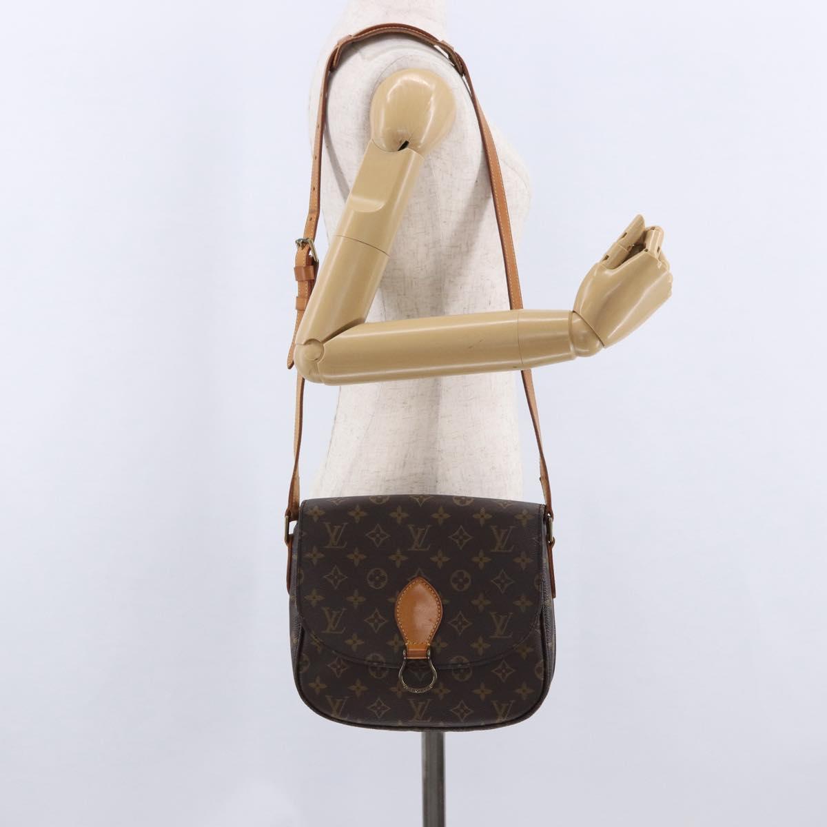 LOUIS VUITTON Monogram Saint Cloud GM Shoulder Bag M51242 LV Auth 196289