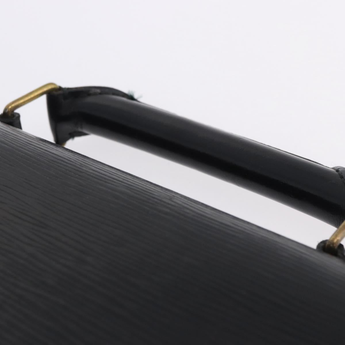 LOUIS VUITTON Epi Serviette Conseiller Business Bag Black M54422 LV Auth 196300