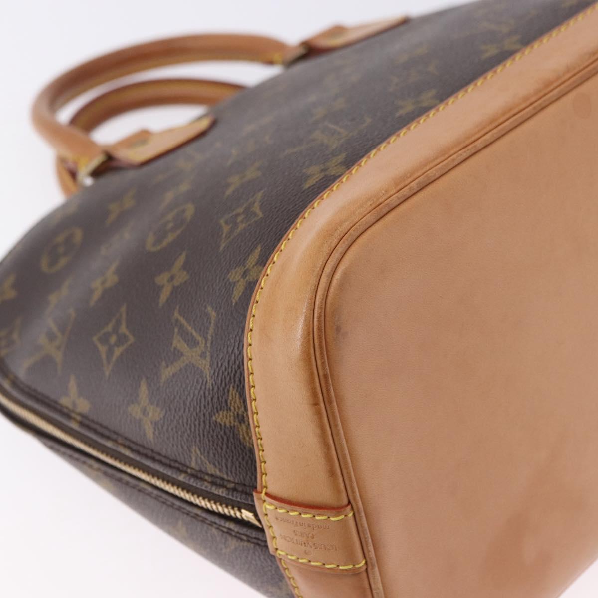 LOUIS VUITTON Monogram Alma Hand Bag M51130 LV Auth 196310A