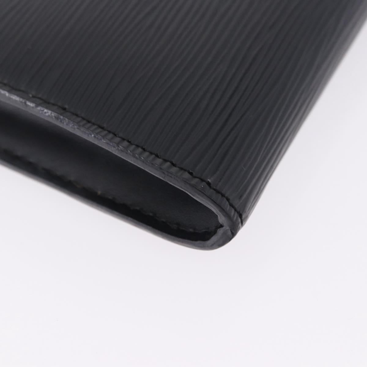 LOUIS VUITTON Epi Pochette Accessoires Pouch Black M52982 LV Auth 196312V