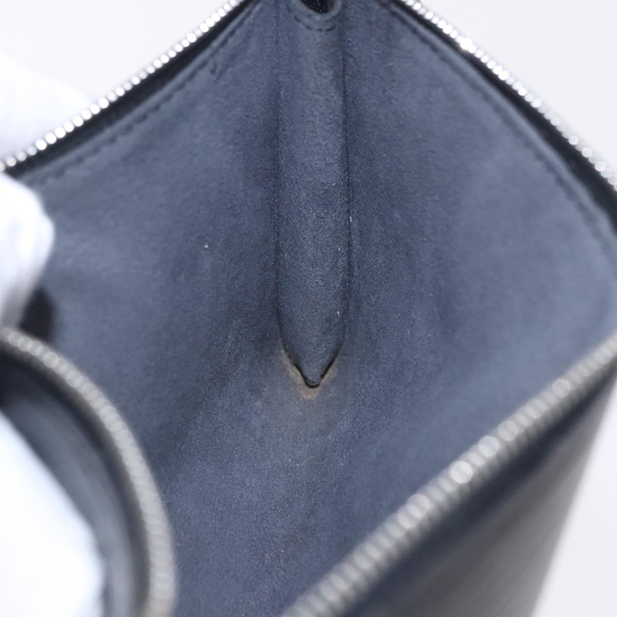 LOUIS VUITTON Epi Pochette Accessoires Pouch Black M52982 LV Auth 196312V