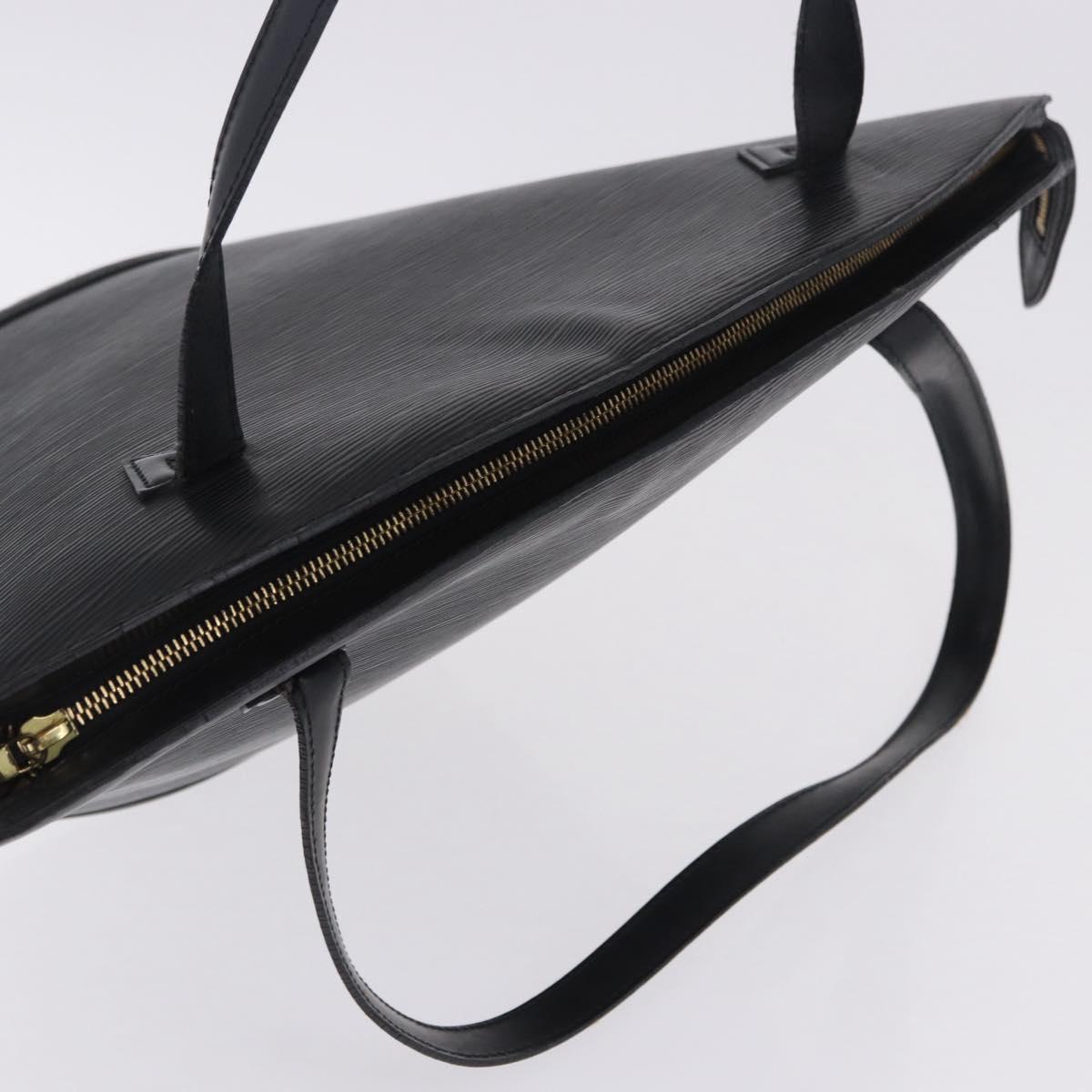 LOUIS VUITTON Epi Saint Jacques Shopping Bag Black M52272 LV Auth 196314