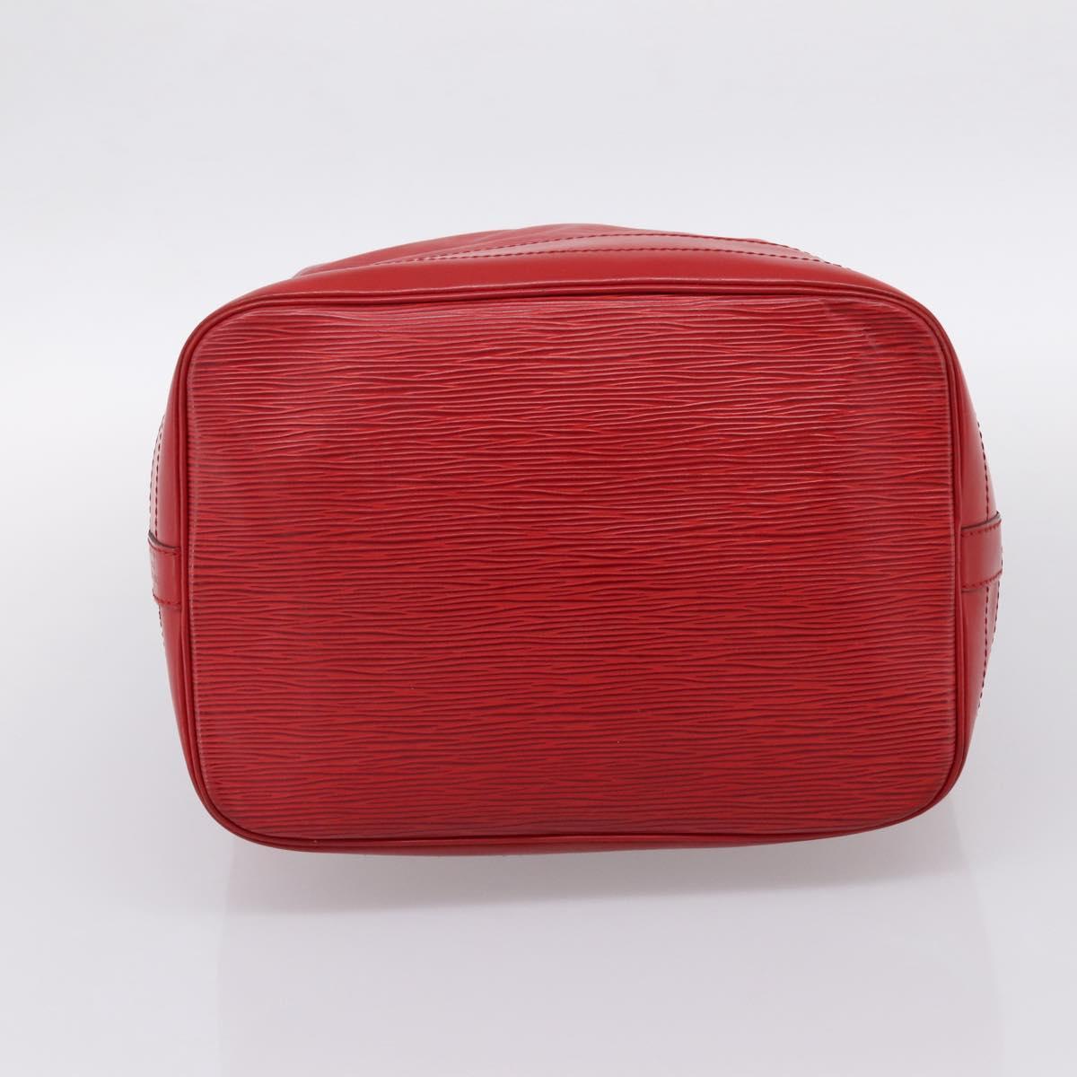 LOUIS VUITTON Epi Noe Shoulder Bag Red M44007 LV Auth 196315