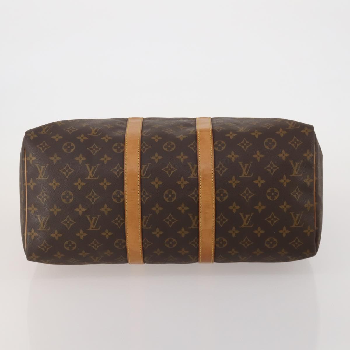 LOUIS VUITTON Monogram Keepall 45 Boston Bag M41428 LV Auth 196325A