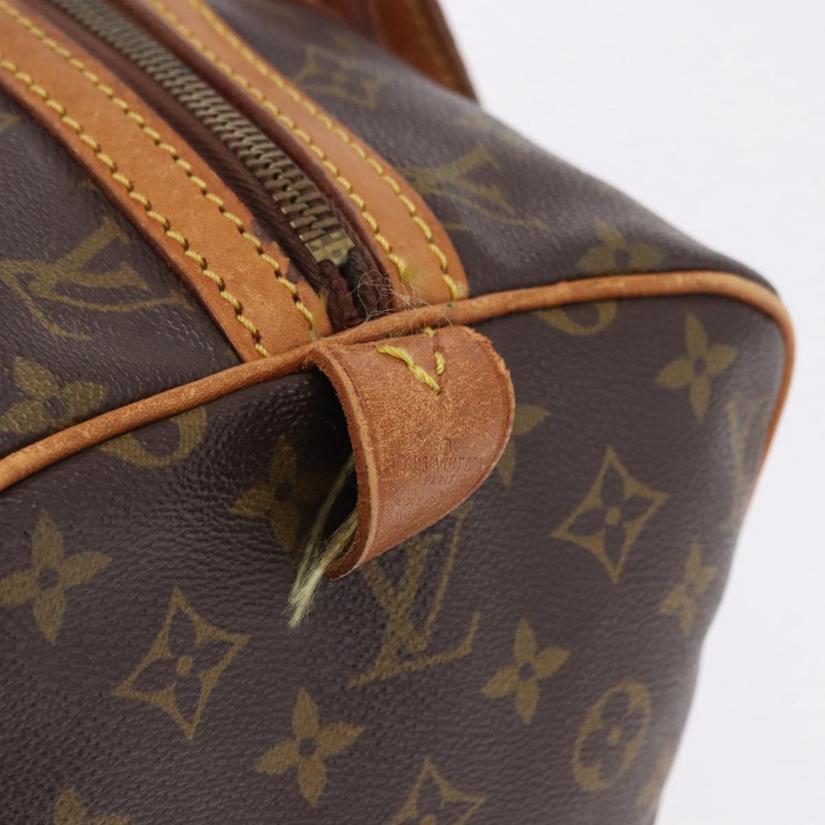 LOUIS VUITTON Monogram Sac Souple 35 Boston Bag M41626 LV Auth 196327