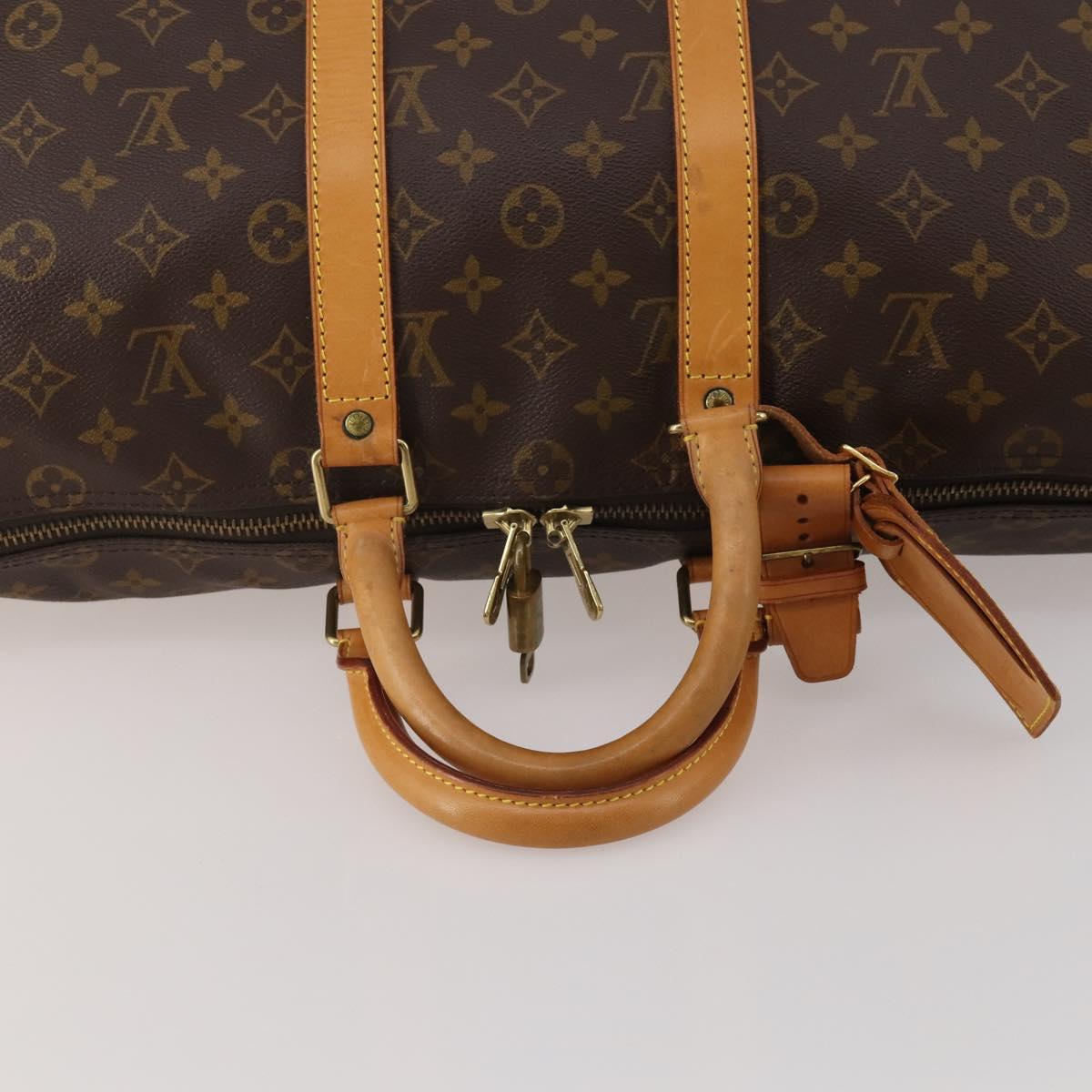 LOUIS VUITTON Monogram Keepall 45 Boston Bag M41428 LV Auth 196331V
