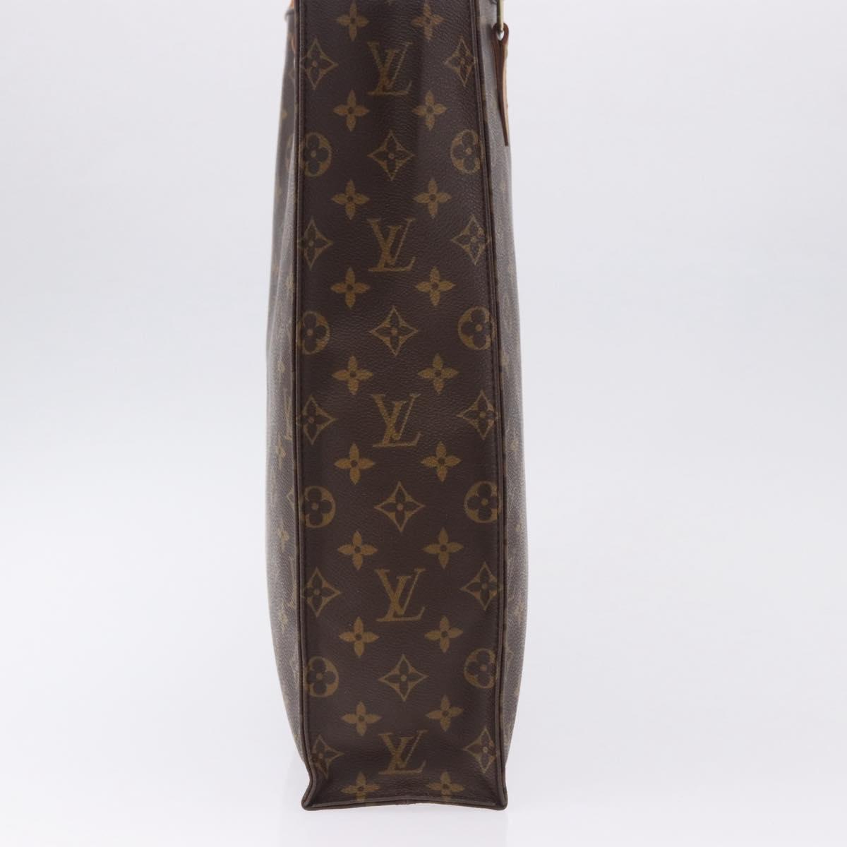 LOUIS VUITTON Monogram Sac Plat Hand Bag M51140 LV Auth 196332