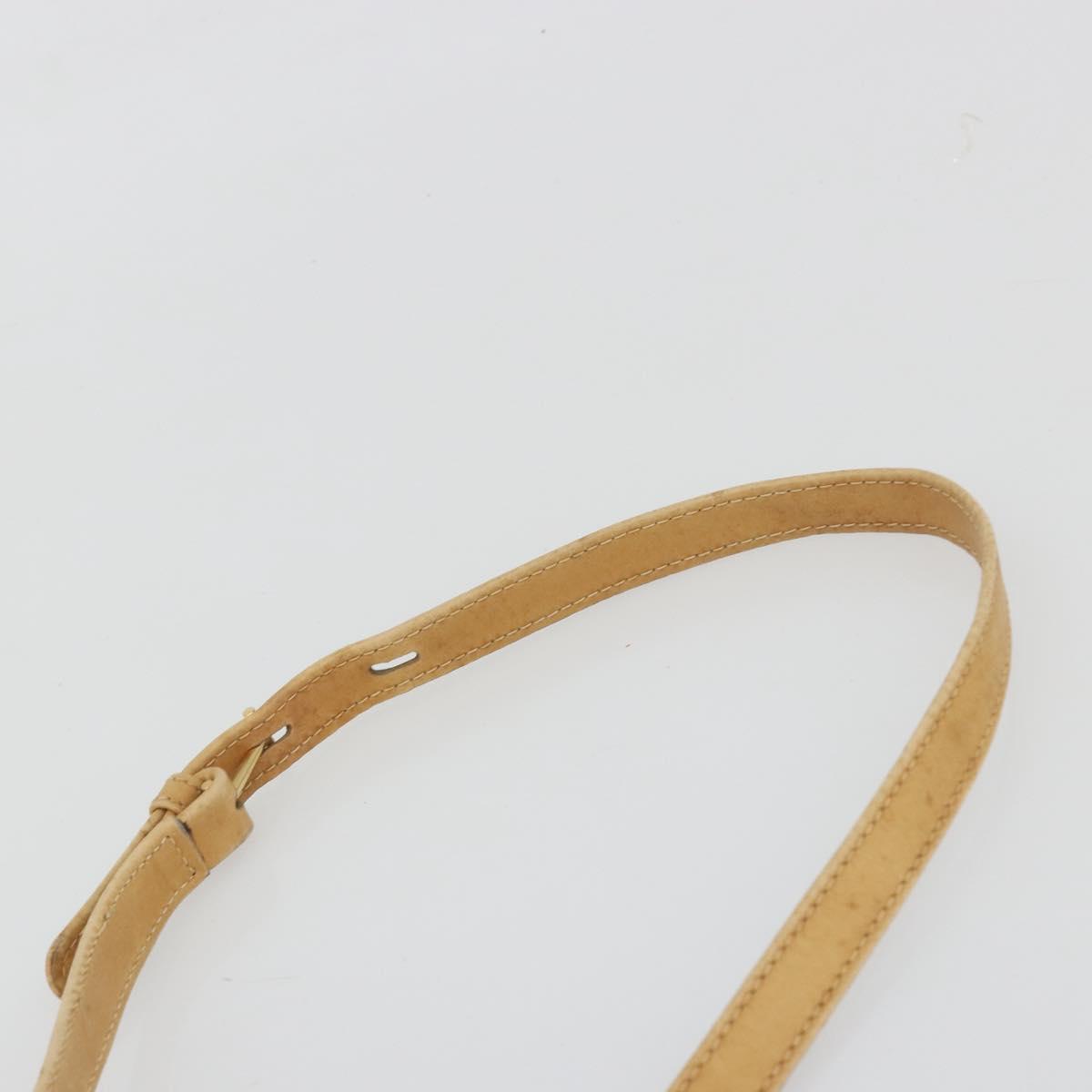GUCCI Micro GG Supreme Shoulder Bag PVC Ivory Gold 67 01 5294 Auth 196335