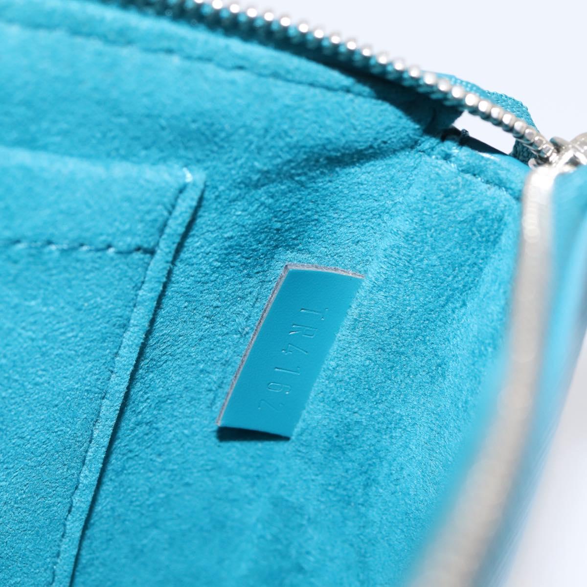 LOUIS VUITTON Epi Pochette Accessoires Pouch Cyan M40823 LV Auth 196344V