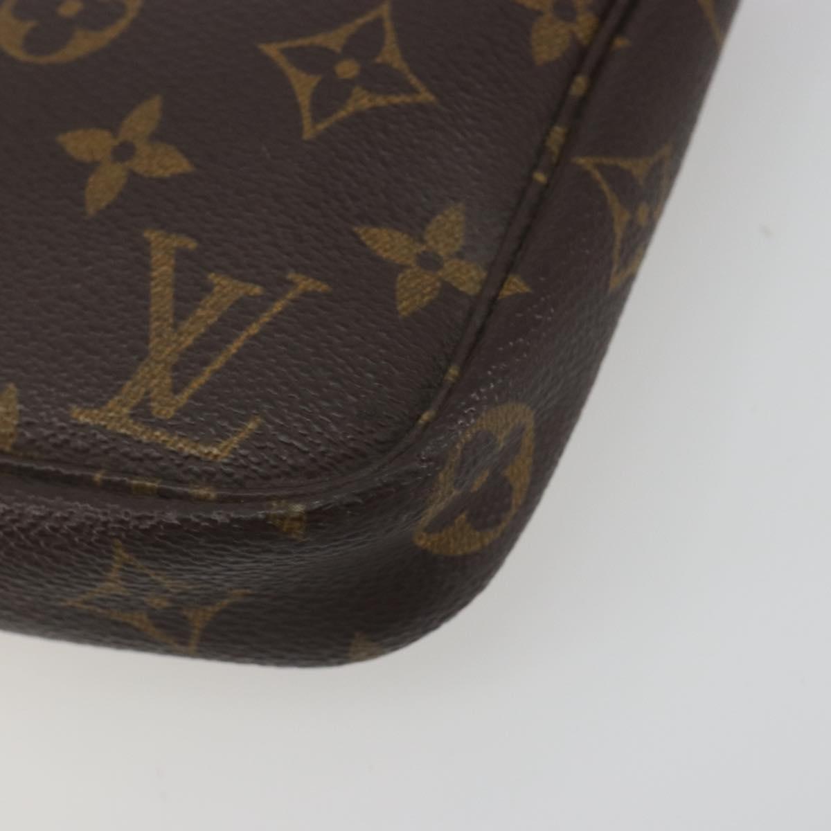 LOUIS VUITTON Monogram Pochette Accessoires Pouch M51980 LV Auth 196347