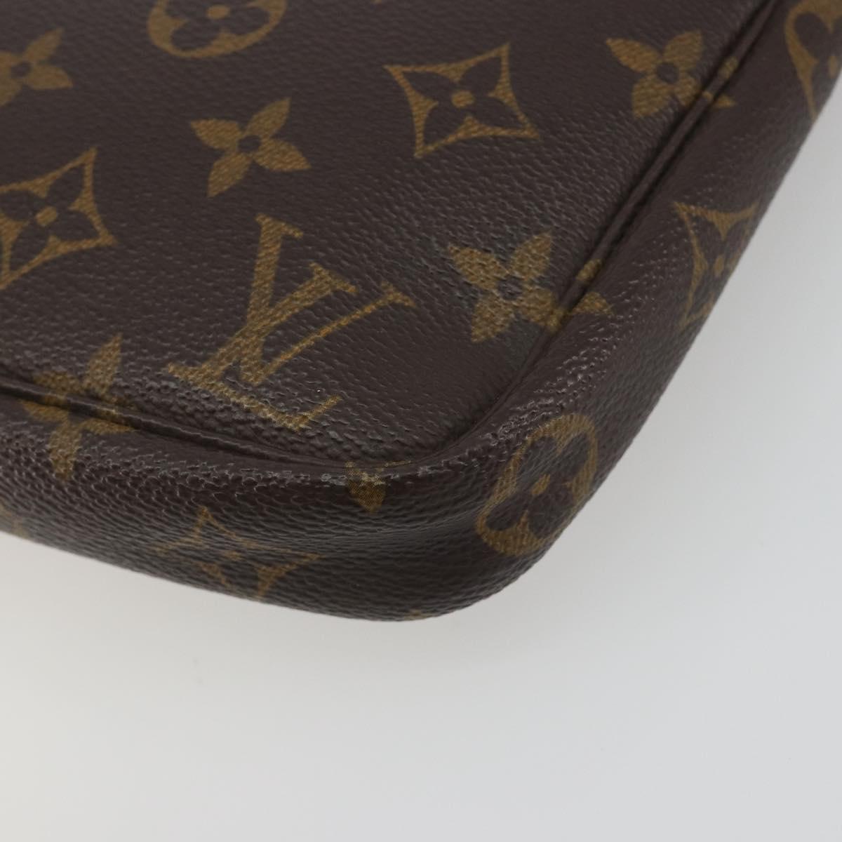 LOUIS VUITTON Monogram Pochette Accessoires Pouch M51980 LV Auth 196347