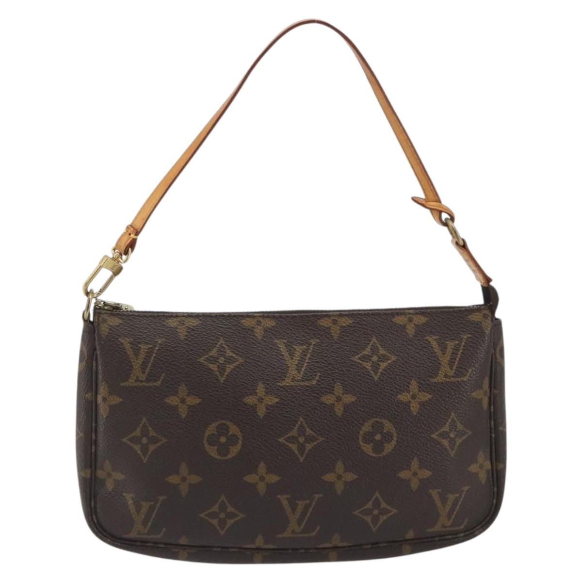 LOUIS VUITTON Monogram Pochette Accessoires Pouch M51980 LV Auth 196347