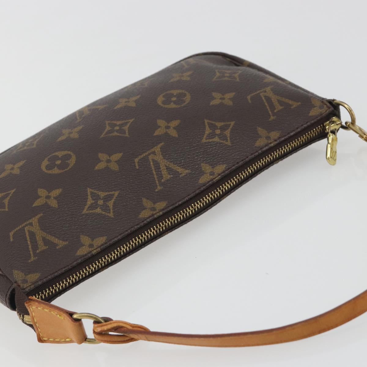 LOUIS VUITTON Monogram Pochette Accessoires Pouch M51980 LV Auth 196347