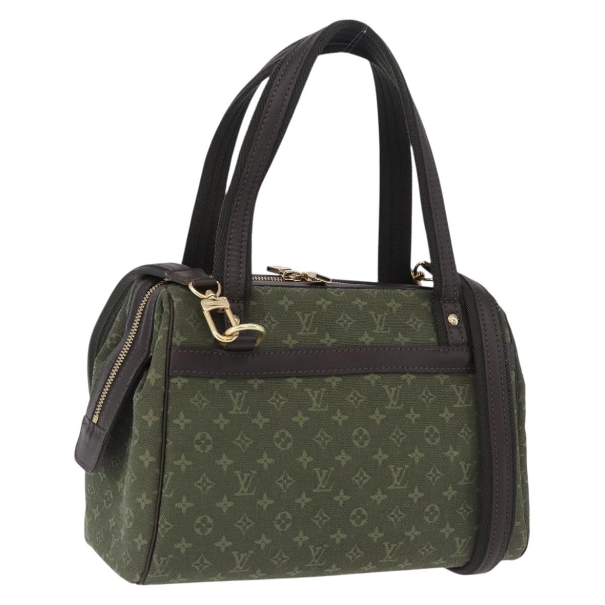 LOUIS VUITTON Monogram Mini Josephine PM Hand Bag TST Khaki M92415 Auth 196352A