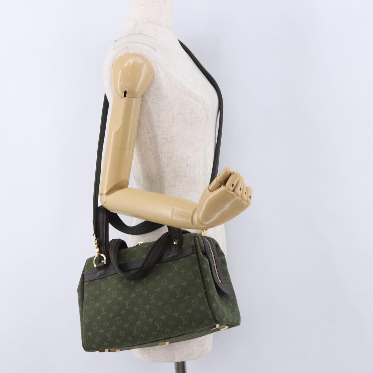 LOUIS VUITTON Monogram Mini Josephine PM Hand Bag TST Khaki M92415 Auth 196352A