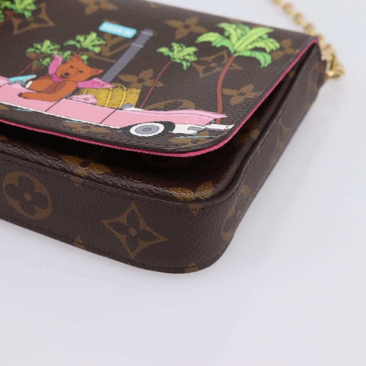LOUIS VUITTON Monogram Vivienne Pochette Felice Bag M80859 LV Auth 196366M