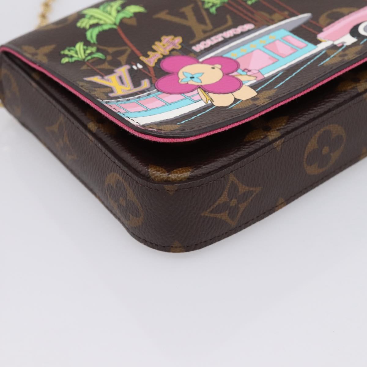LOUIS VUITTON Monogram Vivienne Pochette Felice Bag M80859 LV Auth 196366M
