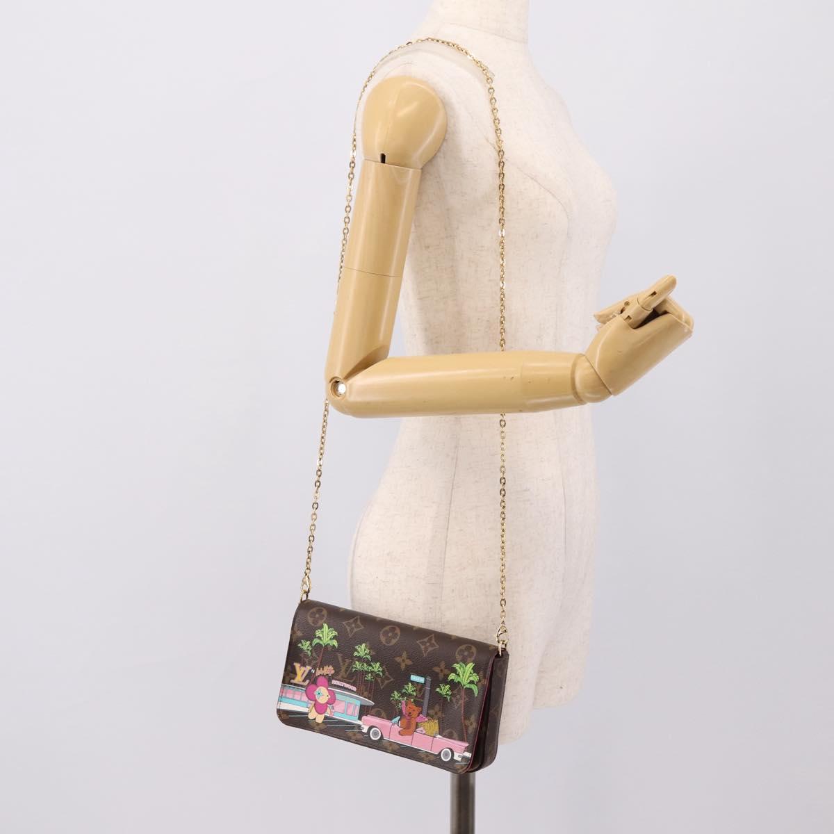 LOUIS VUITTON Monogram Vivienne Pochette Felice Bag M80859 LV Auth 196366M