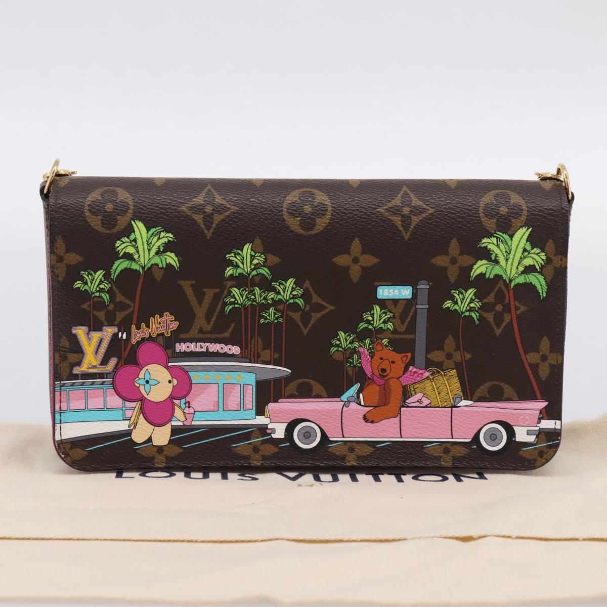 LOUIS VUITTON Monogram Vivienne Pochette Felice Bag M80859 LV Auth 196366M