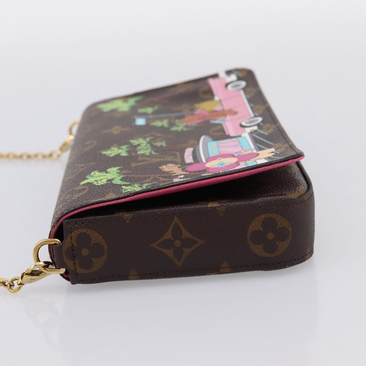 LOUIS VUITTON Monogram Vivienne Pochette Felice Bag M80859 LV Auth 196366M