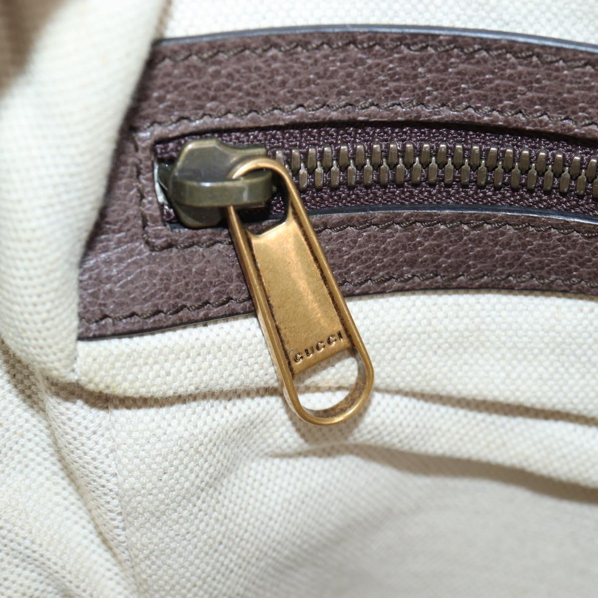 GUCCI GUCCI x Disney GG Supreme Backpack PVC Beige Gold 552884 Auth 196367M