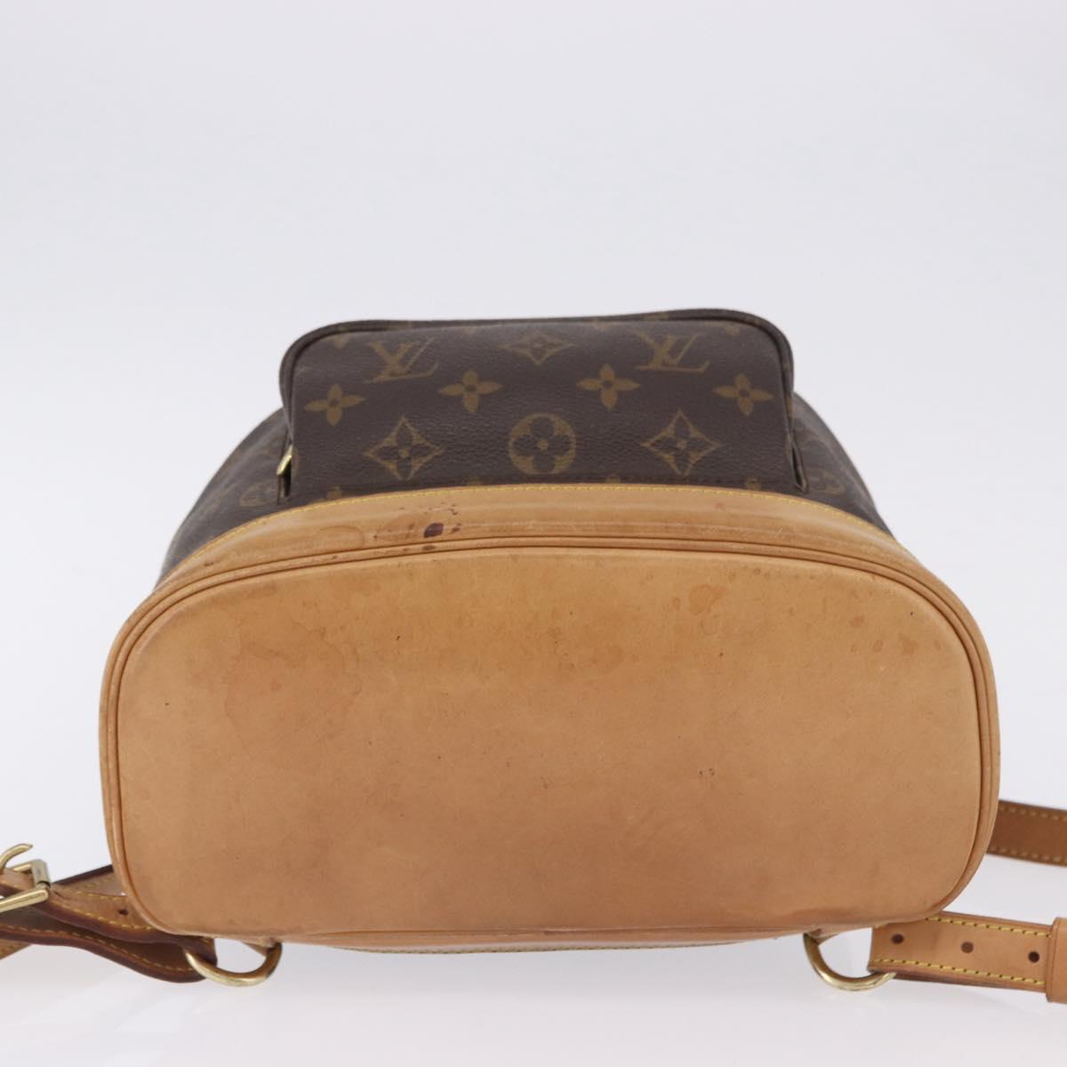 LOUIS VUITTON Monogram Montsouris MM Backpack M51136 LV Auth 196369A
