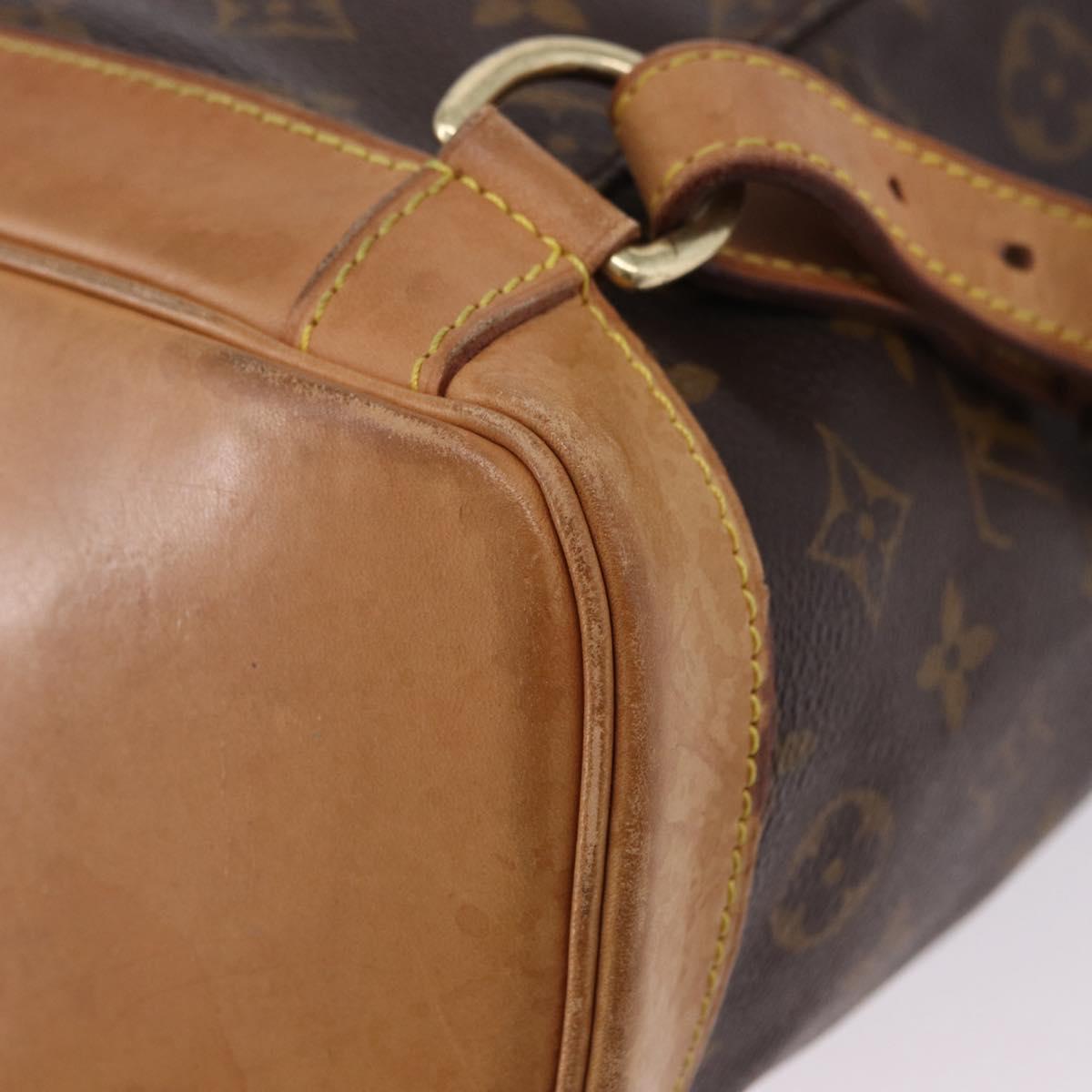 LOUIS VUITTON Monogram Montsouris MM Backpack M51136 LV Auth 196369A