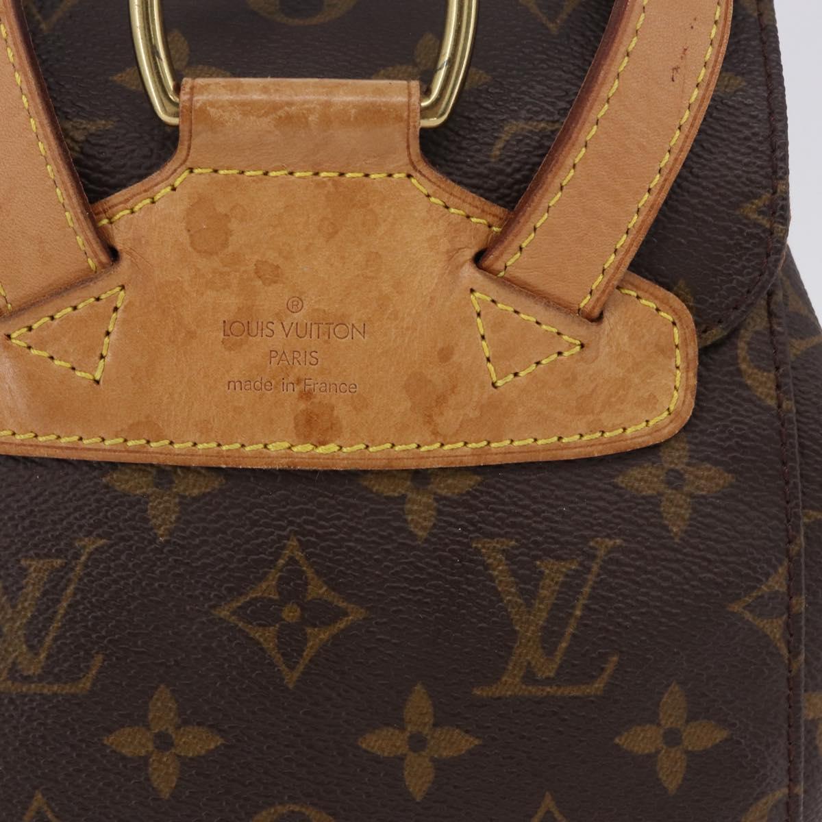 LOUIS VUITTON Monogram Montsouris MM Backpack M51136 LV Auth 196369A