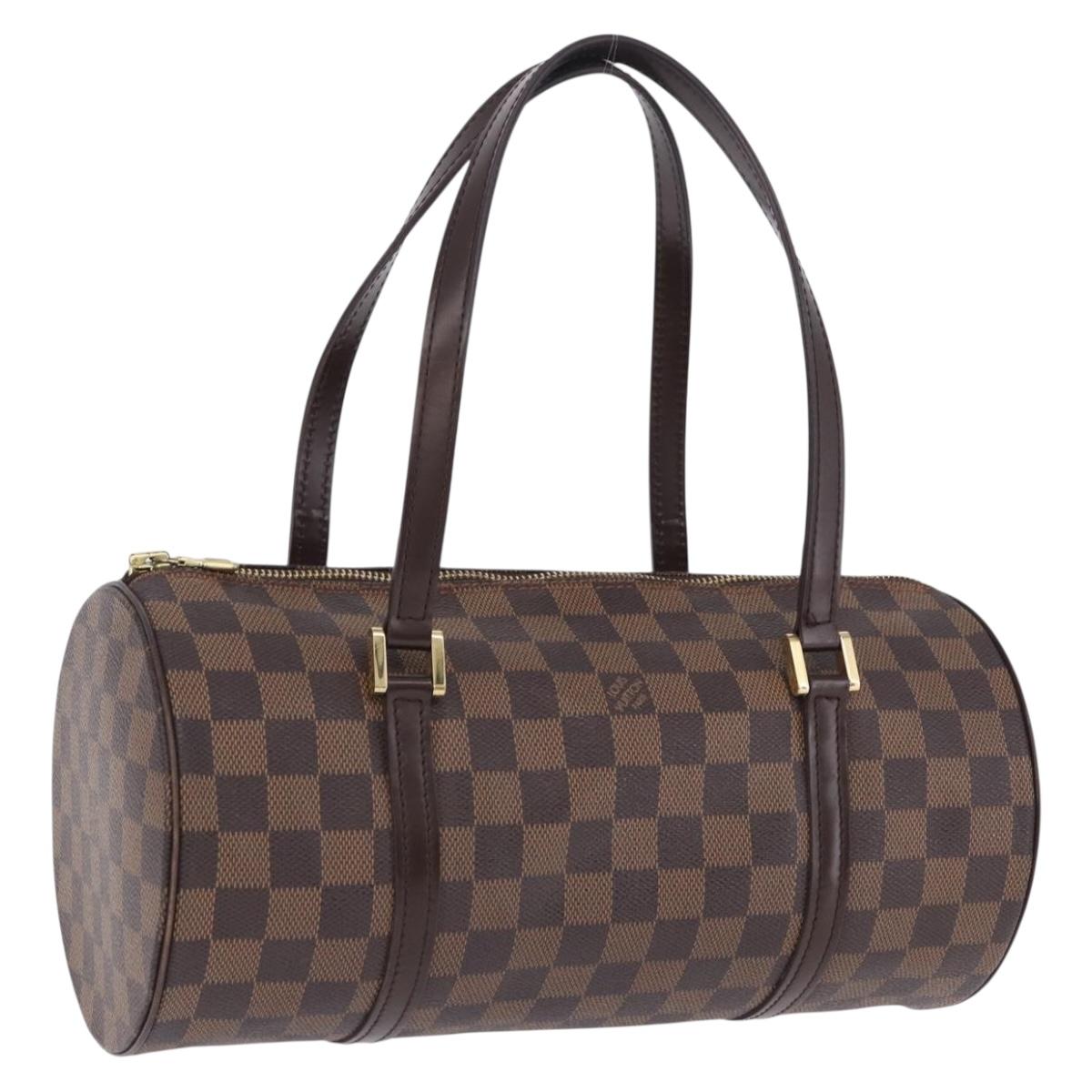 LOUIS VUITTON Damier Ebene Papillon 30 Hand Bag N51303 LV Auth 196373A