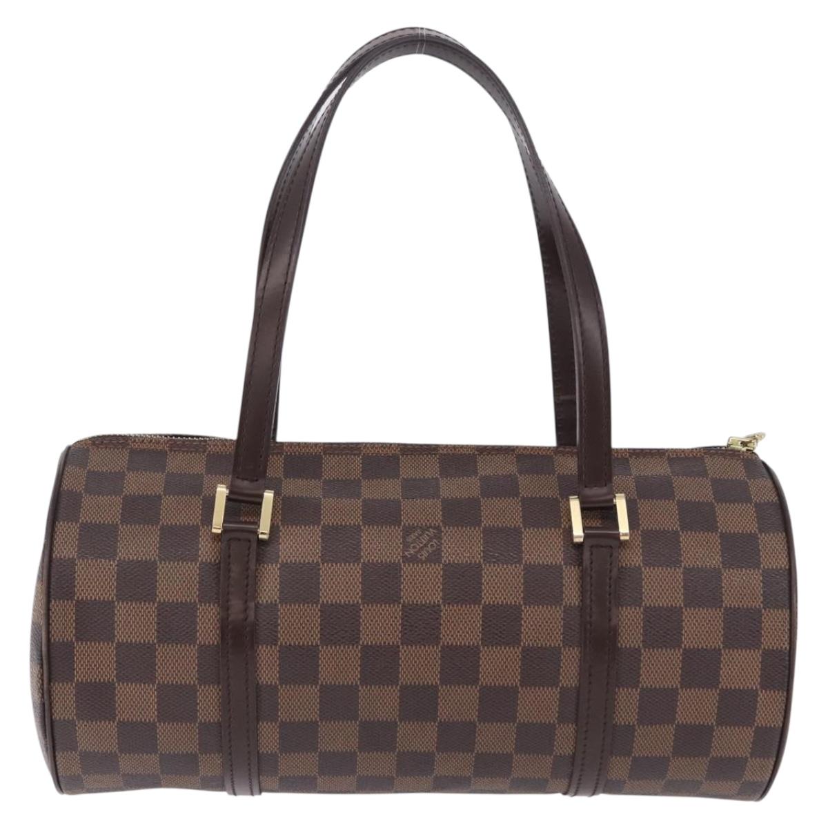 LOUIS VUITTON Damier Ebene Papillon 30 Hand Bag N51303 LV Auth 196373A